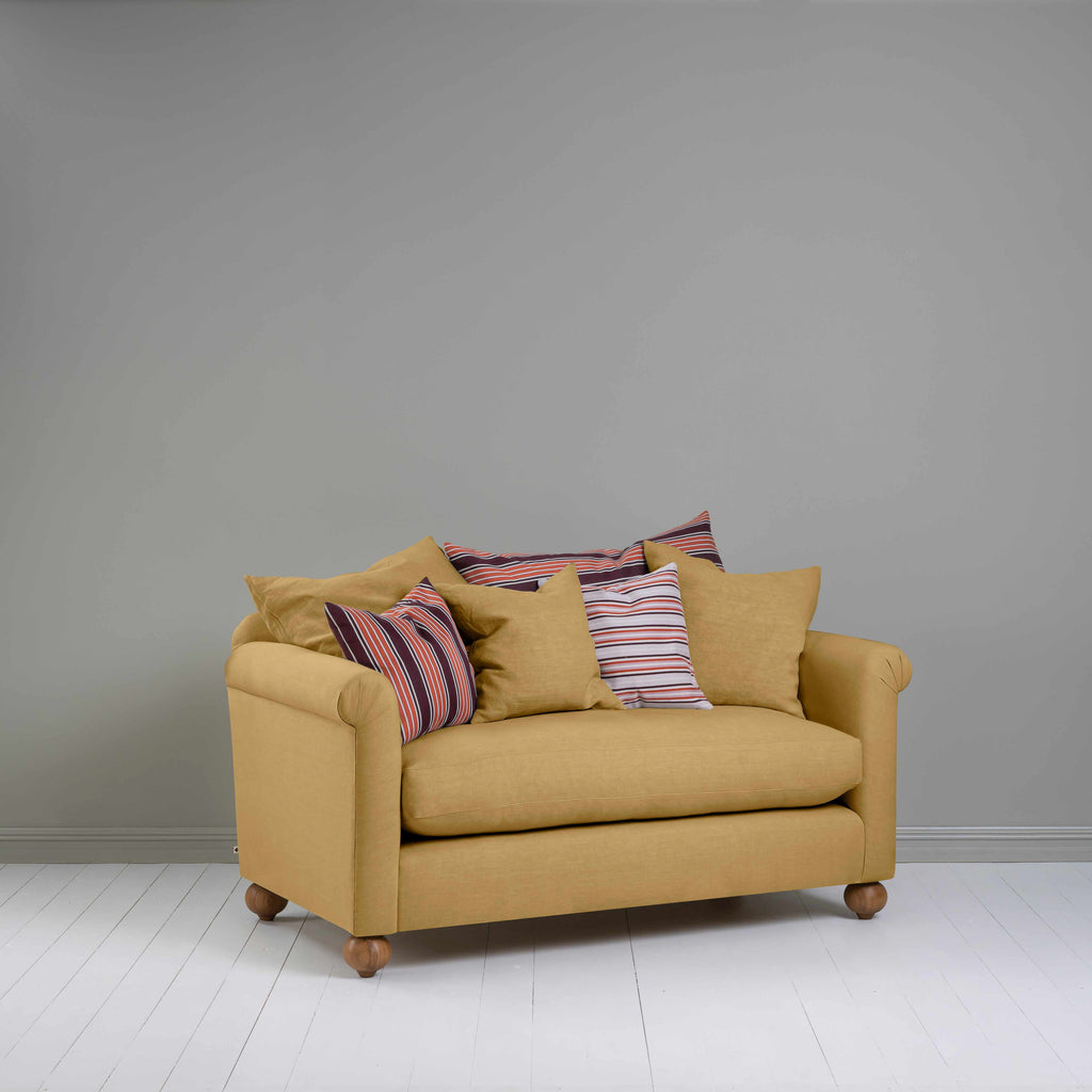  Dolittle 2 Seater Sofa in Laidback Linen Ochre 