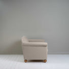  Dolittle 2 Seater Sofa in Laidback Linen Pearl Grey, Side View - Nicola Harding 