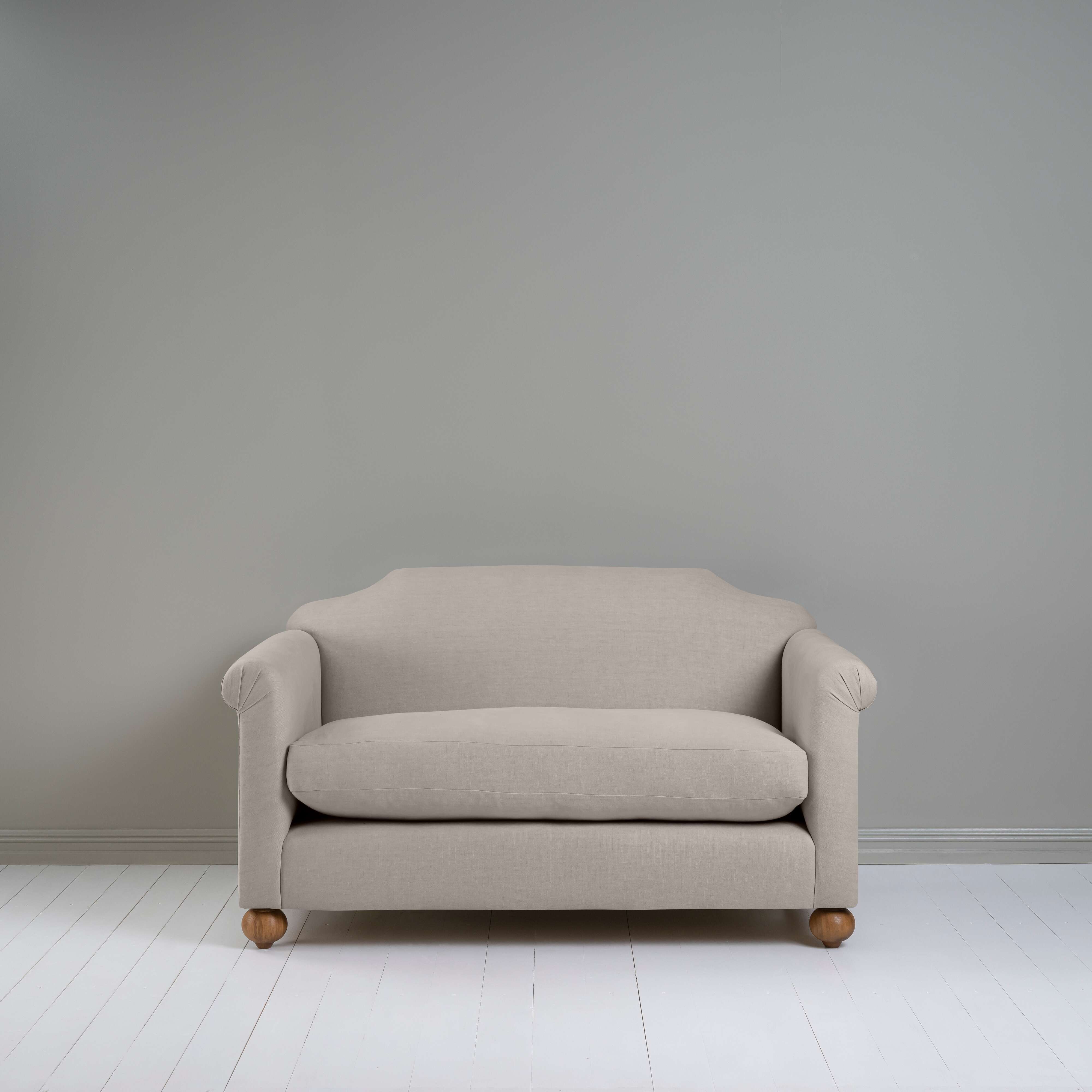  Dolittle 2 Seater Sofa in Laidback Linen Pearl Grey 