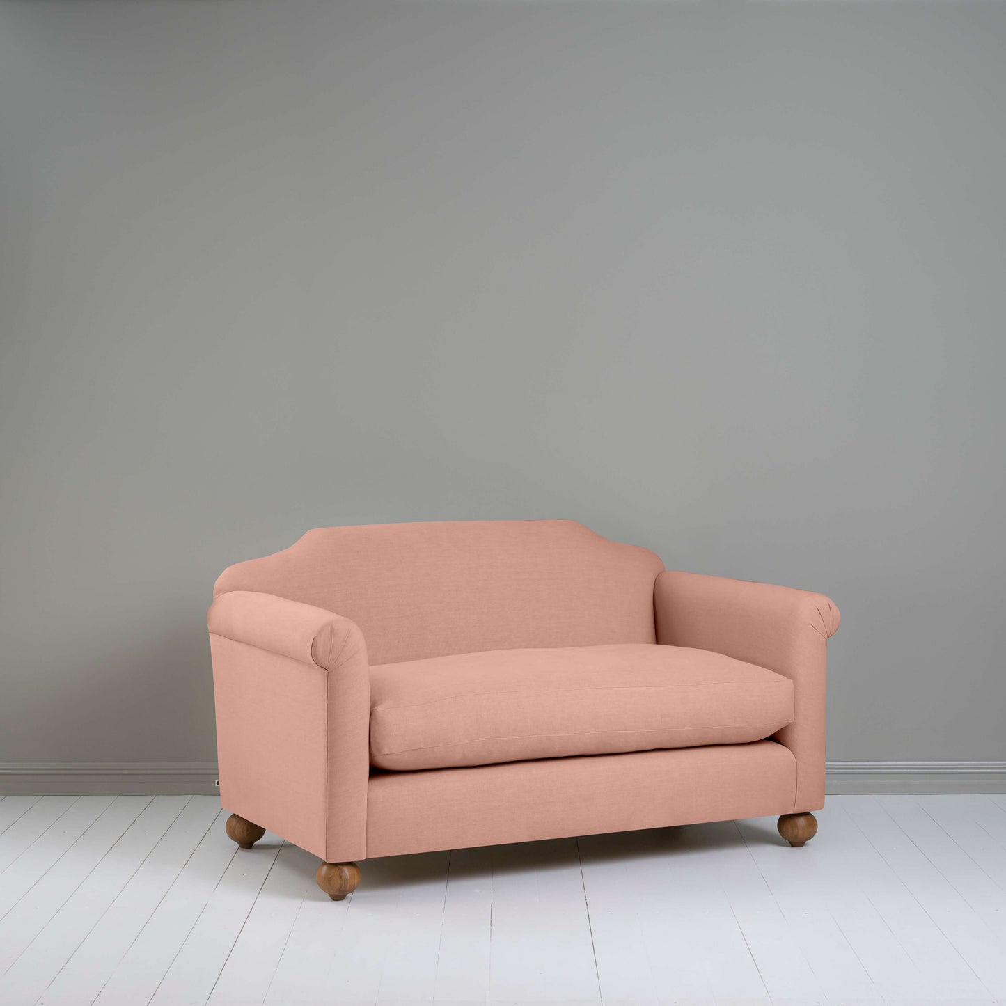 Dolittle 2 Seater Sofa in Laidback Linen Roseberry - Nicola Harding