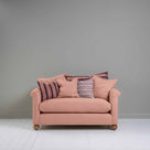  Dolittle 2 Seater Sofa in Laidback Linen Roseberry, With 3 Matching Cushions and 3 Other Cushions - Nicola Harding 