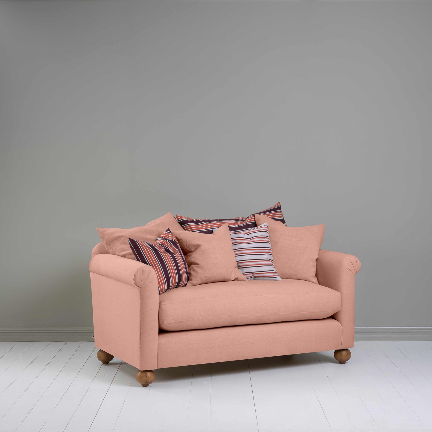 Dolittle 2 Seater Sofa in Laidback Linen Roseberry