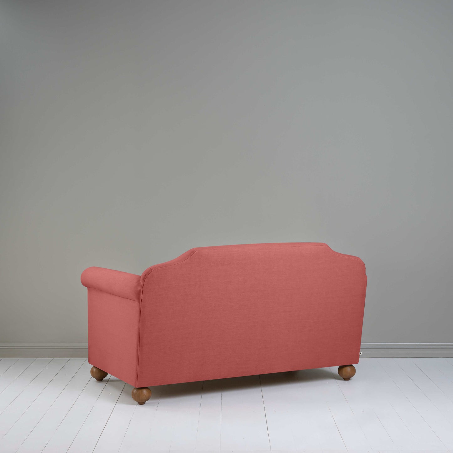 Dolittle 2 Seater Sofa in Laidback Linen Rouge - Nicola Harding