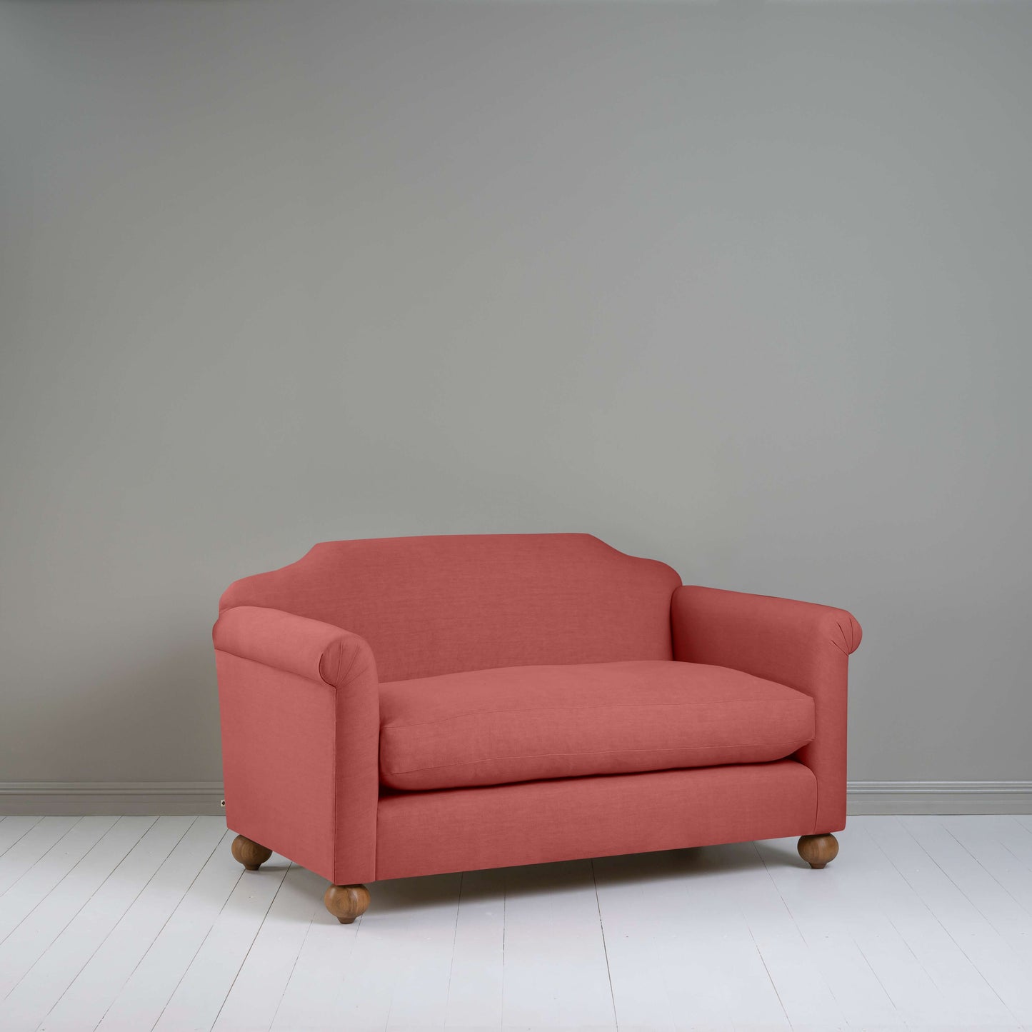 Dolittle 2 Seater Sofa in Laidback Linen Rouge