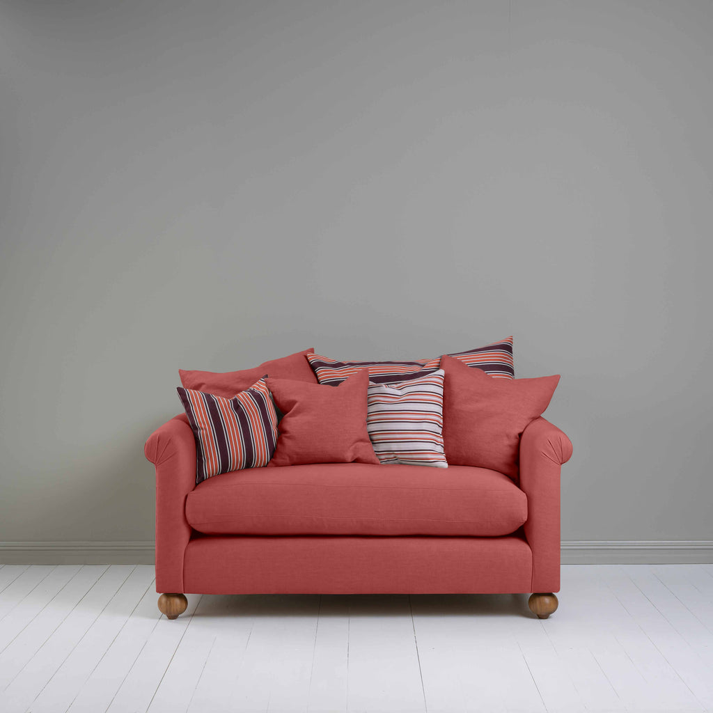  Dolittle 2 Seater Sofa in Laidback Linen Rouge 