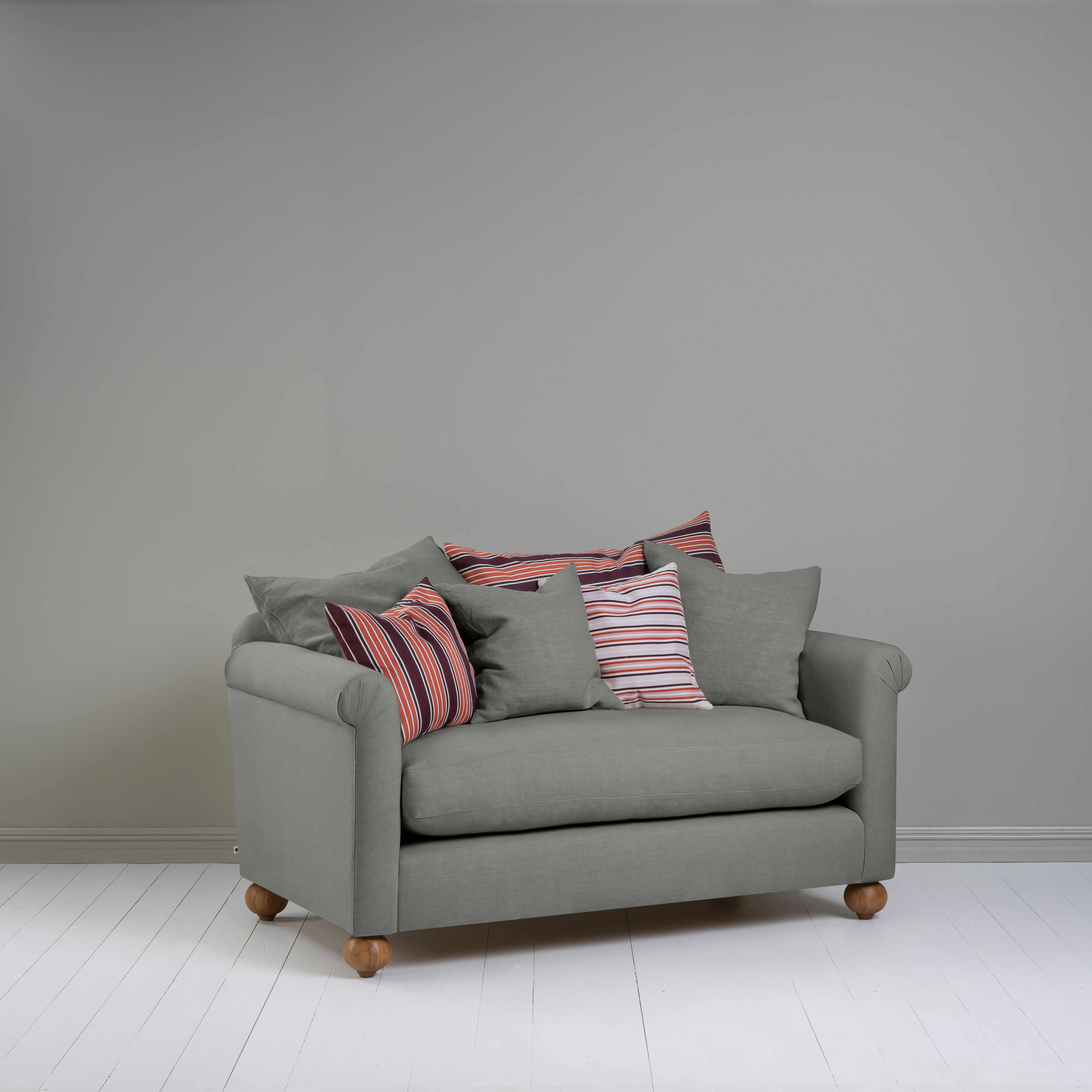  Dolittle 2 Seater Sofa in Laidback Linen Shadow - Nicola Harding 