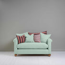  Dolittle 2 Seater Sofa in Laidback Linen Sky, With 3 Matching and 3 Other NiX Cushions - Nicola Harding 