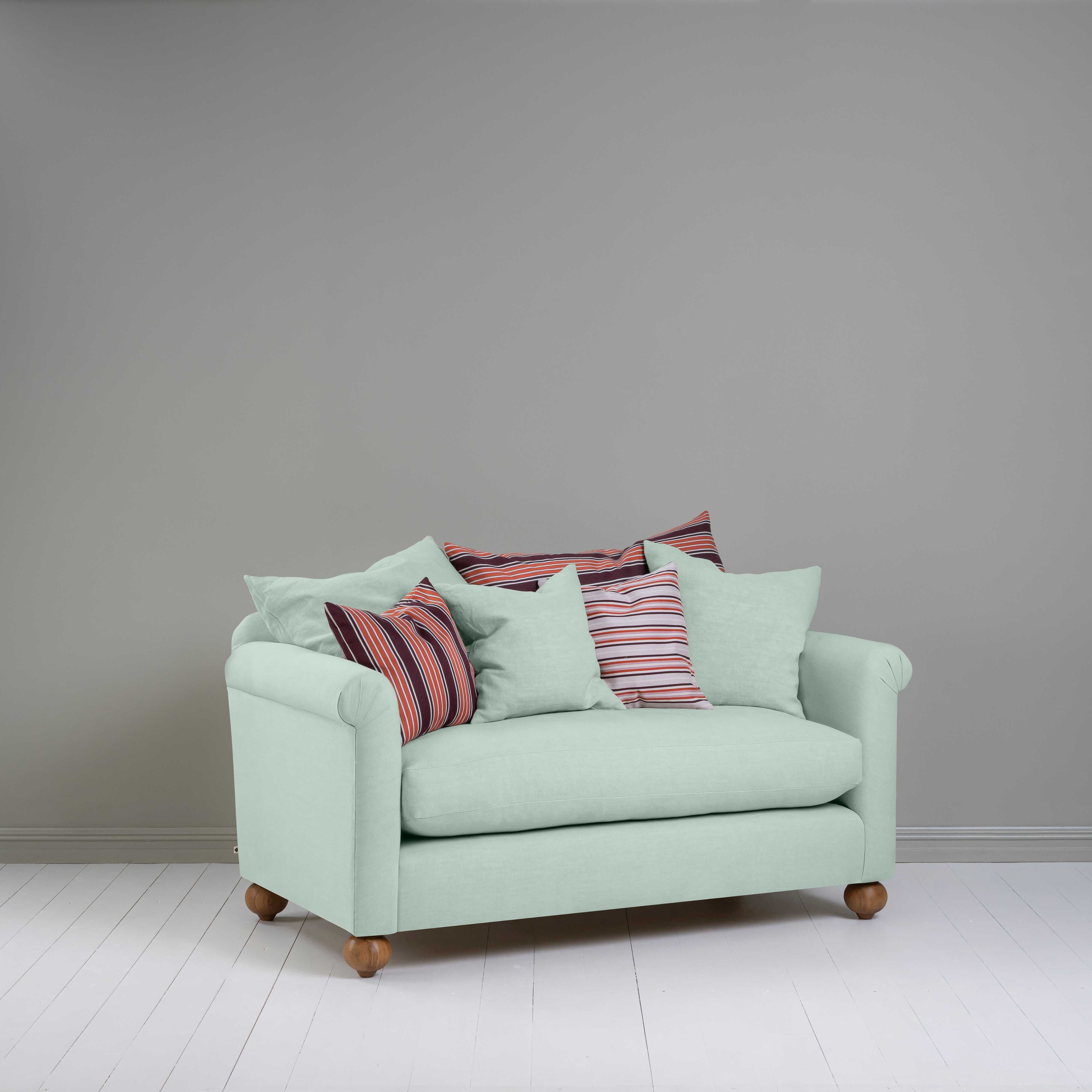  Dolittle 2 Seater Sofa in Laidback Linen Sky - Nicola Harding 