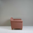  Dolittle 2 Seater Sofa in Laidback Linen Sweet Briar, Side View - Nicola Harding 
