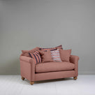  Dolittle 2 Seater Sofa in Laidback Linen Sweet Briar, With 6 NiX Cushions - Nicola Harding 