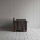  Dolittle 2 Seater Sofa in Regatta Cotton, Charcoal, Side View - Nicola Harding 