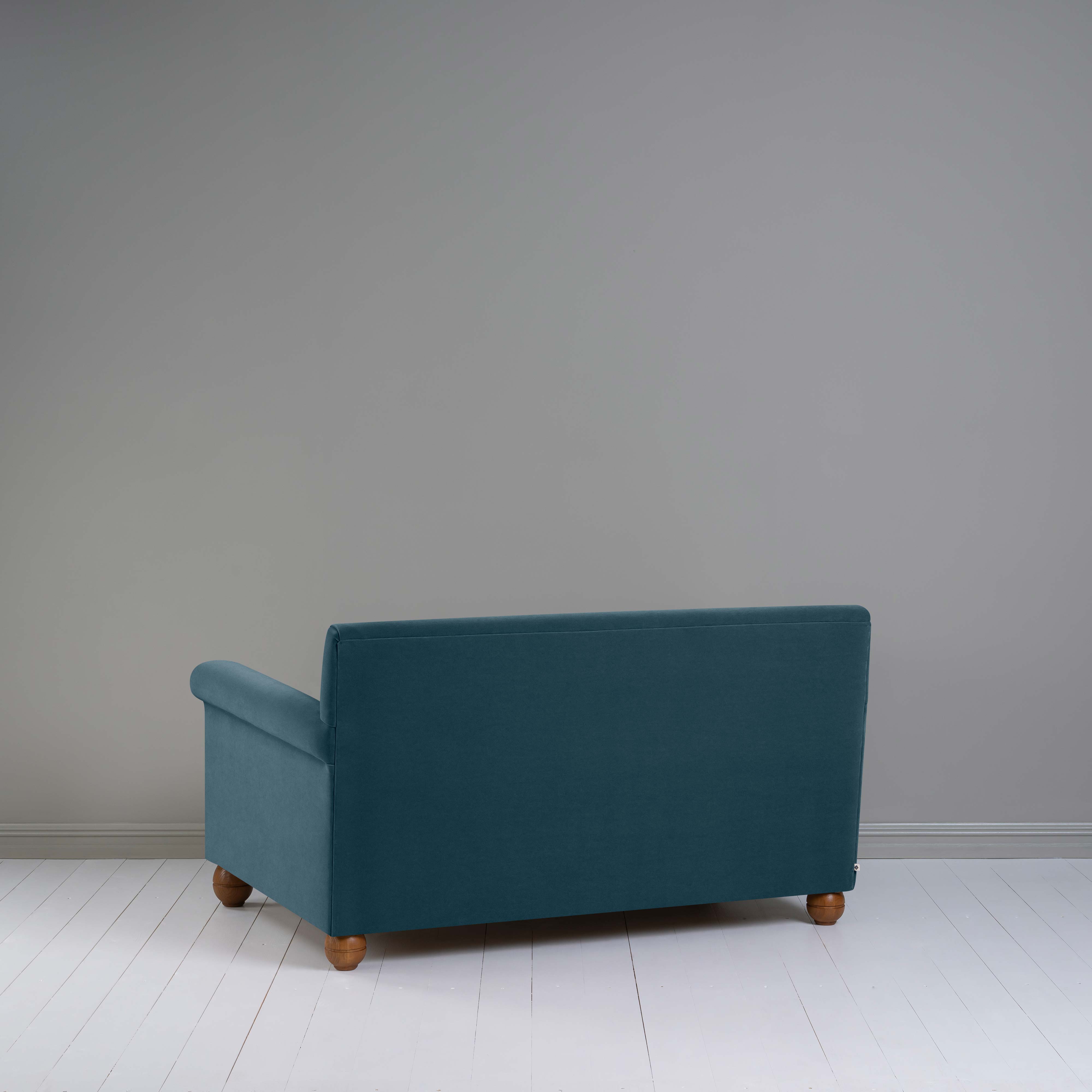  Idler 2 Seater Sofa in Intelligent Velvet Aegean 