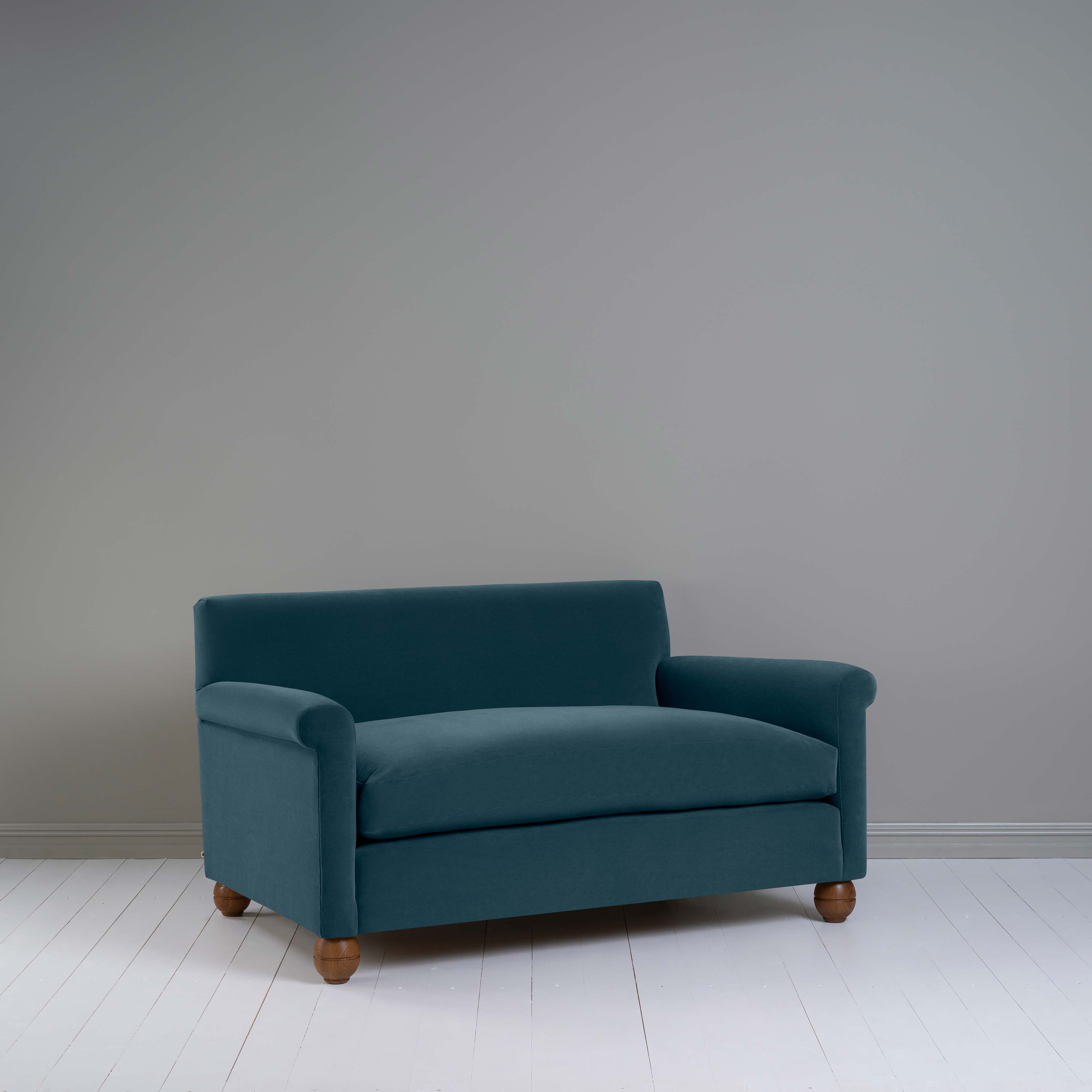  Idler 2 Seater Sofa in Intelligent Velvet Aegean 