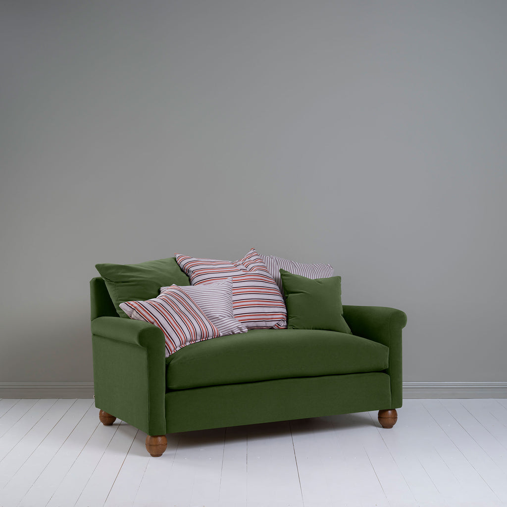  Idler 2 Seater Sofa in Intelligent Velvet Juniper - Nicola Harding 