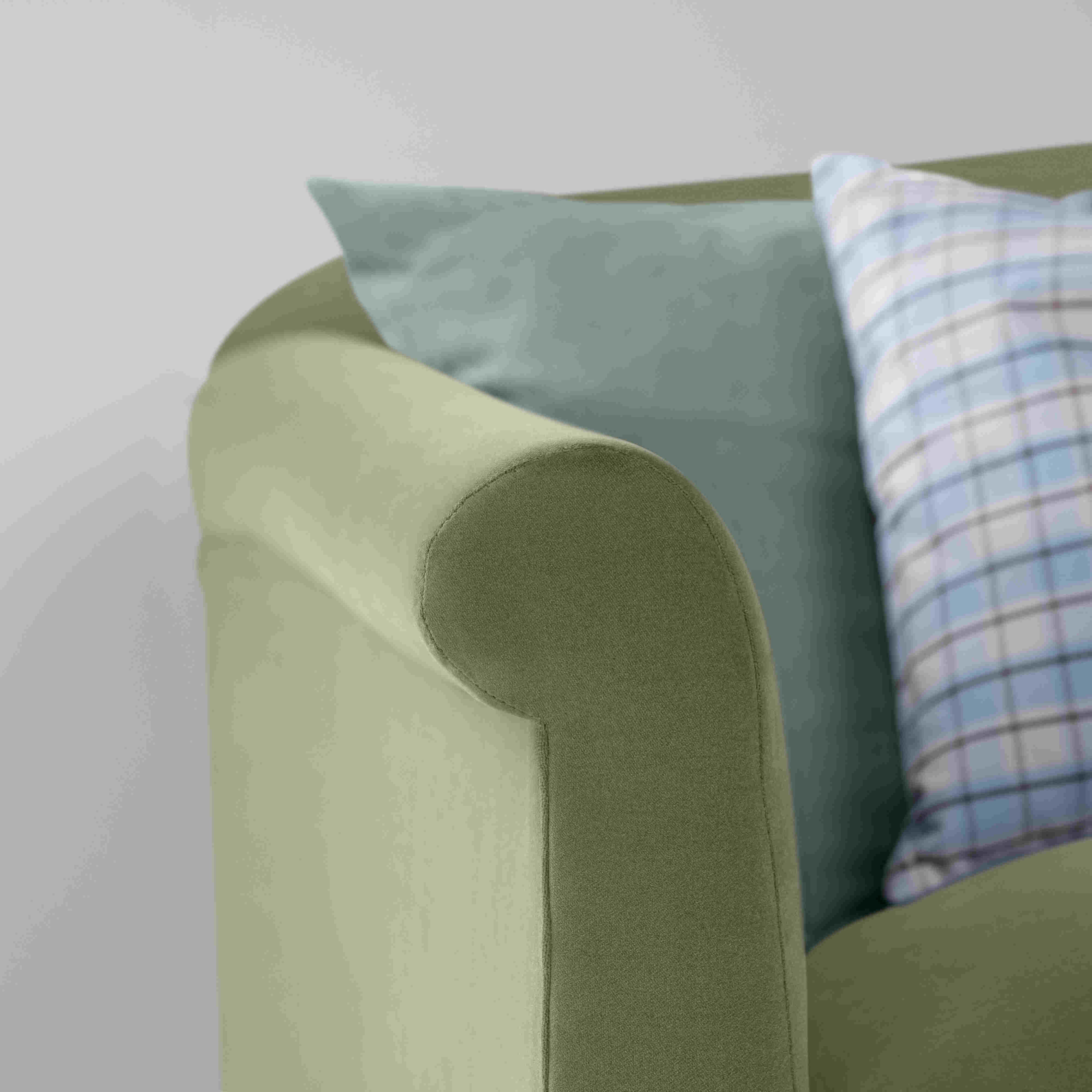  More the Merrier 2 Seater Sofa in Intelligent Velvet Green Tea - Nicola Harding 