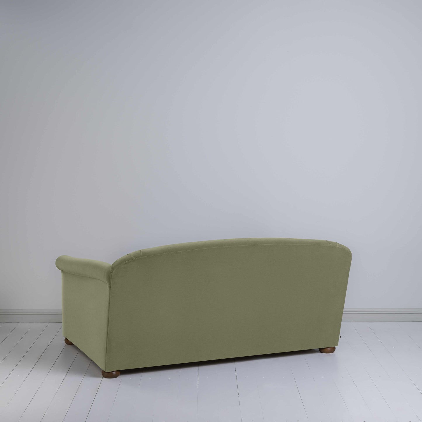 More the Merrier 2 Seater Sofa in Intelligent Velvet Green Tea - Nicola Harding