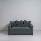  More the Merrier 2 Seater Sofa in Intelligent Velvet Mercury, With Matching Cushions - Nicola Harding 