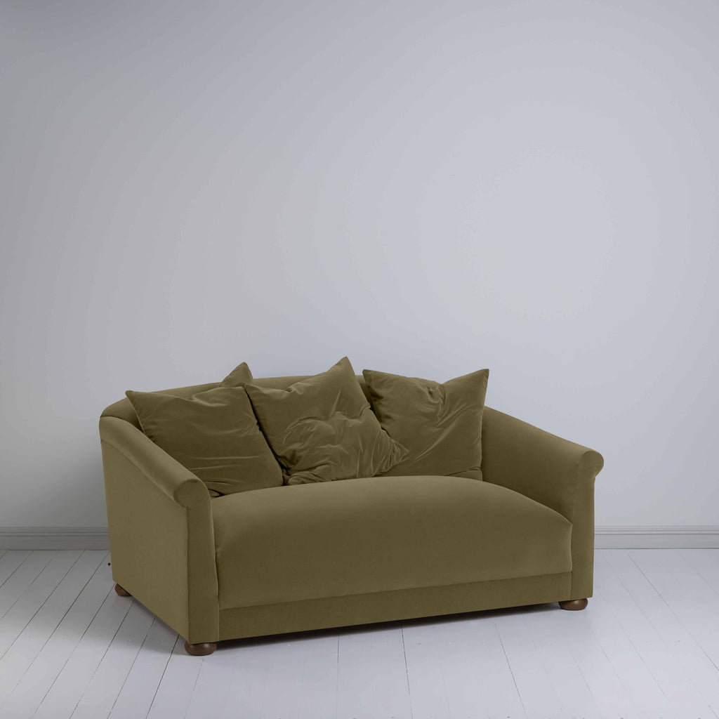  More the Merrier 2 Seater Sofa in Intelligent Velvet Sepia - Nicola Harding 