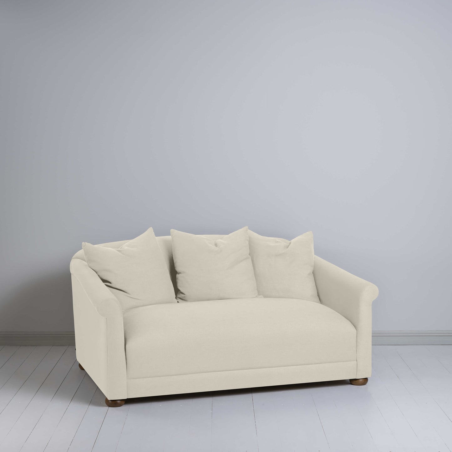 More the Merrier 2 Seater Sofa in Laidback Linen Dove - Nicola Harding