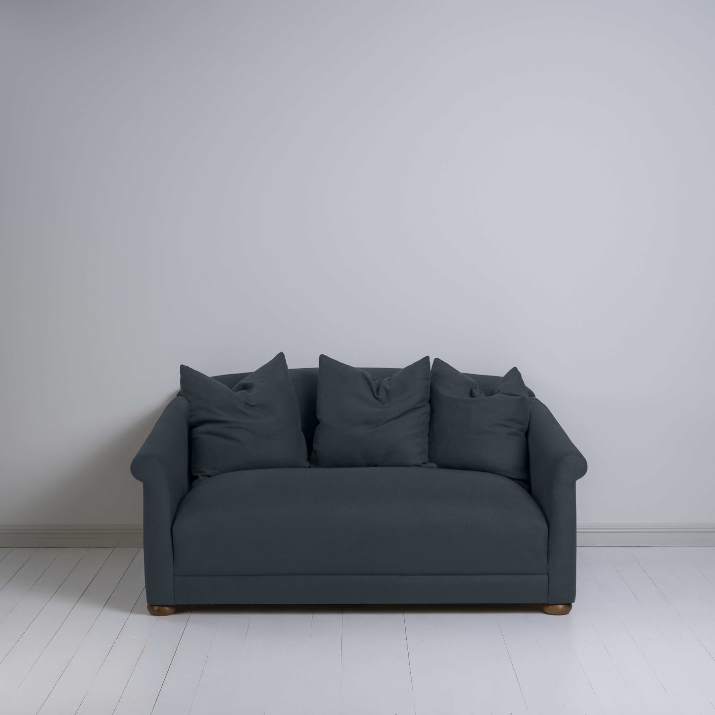 More the Merrier 2 Seater Sofa in Laidback Linen Midnight - Nicola Harding