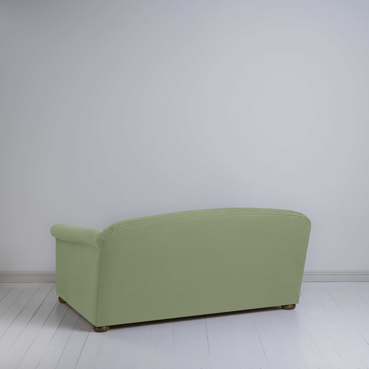 More the Merrier 2 Seater Sofa in Laidback Linen Moss - Nicola Harding