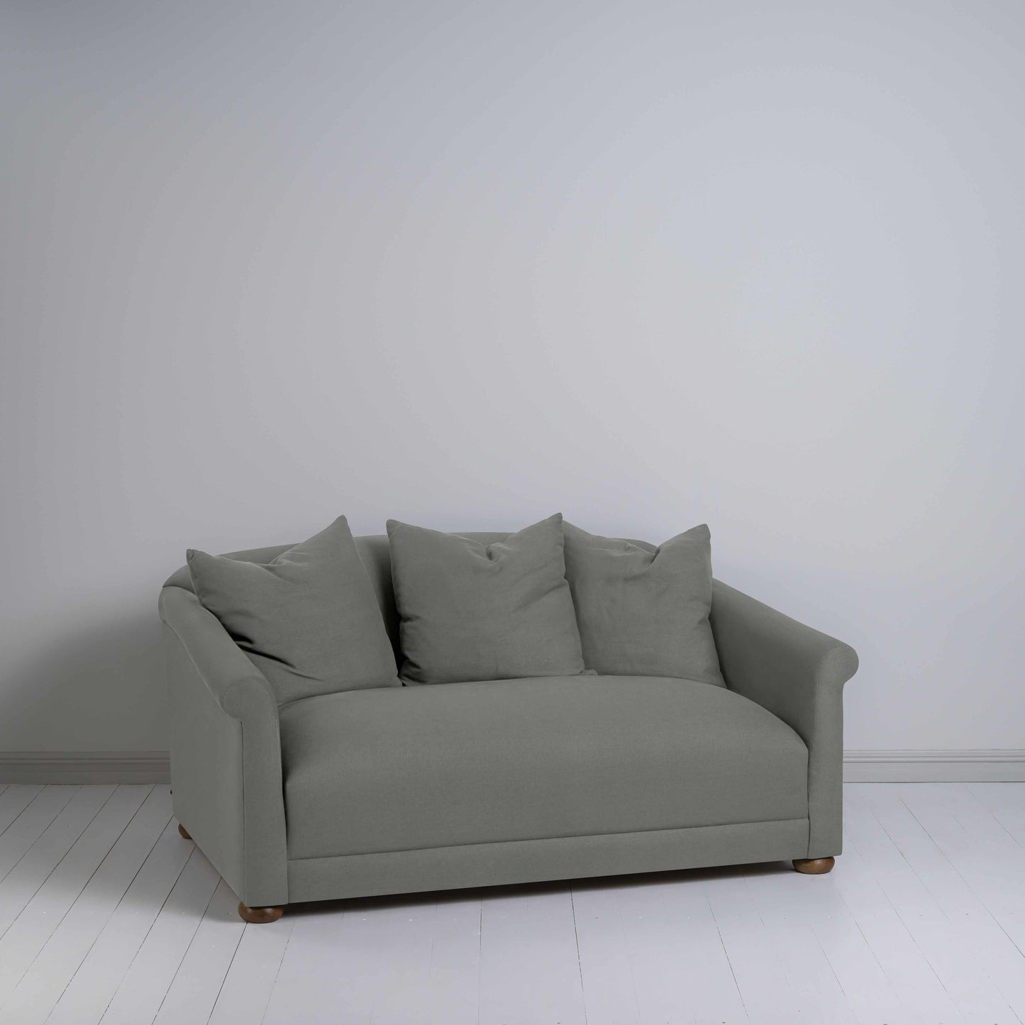 More the Merrier 2 Seater Sofa in Laidback Linen Shadow - Nicola Harding