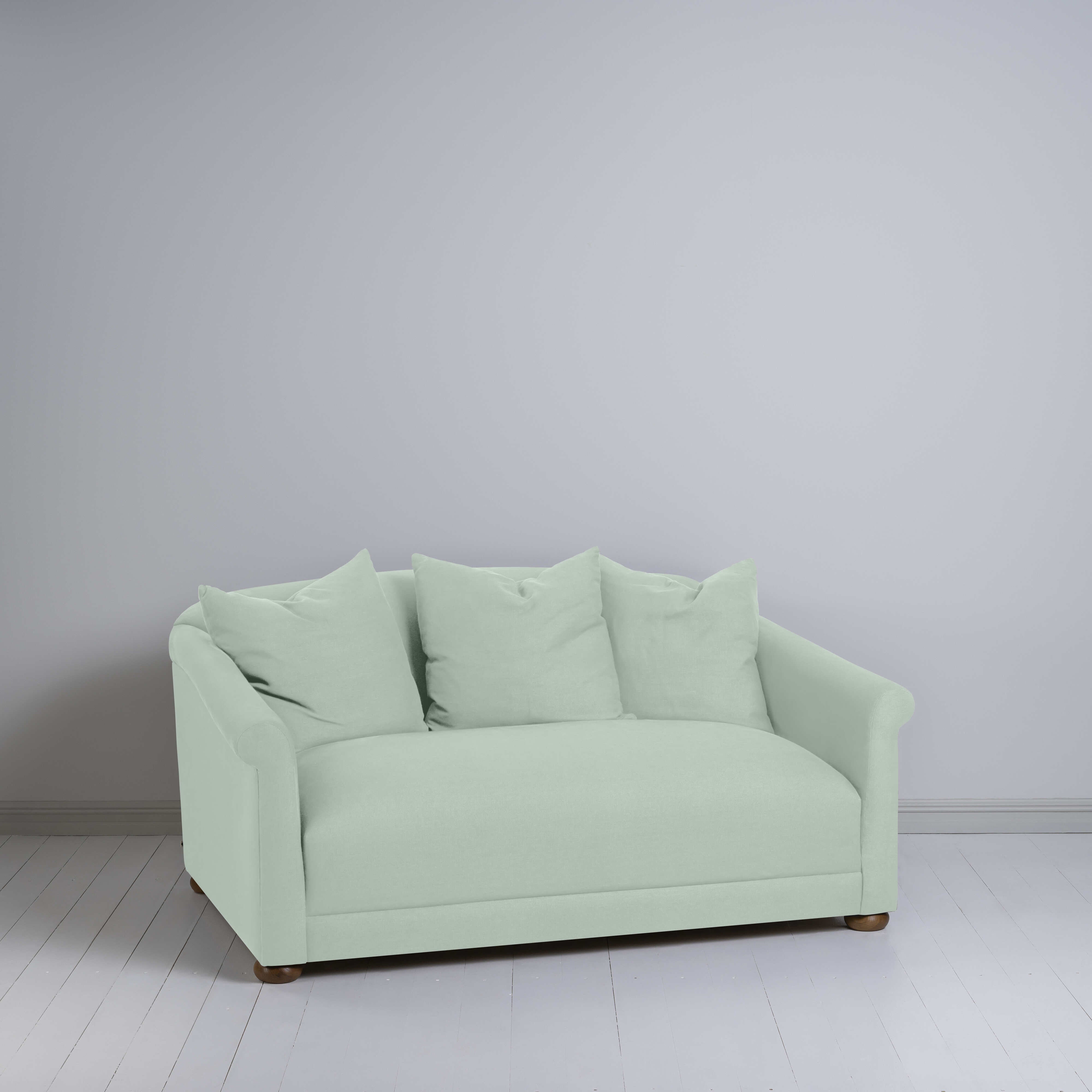  More the Merrier 2 Seater Sofa in Laidback Linen Sky - Nicola Harding 