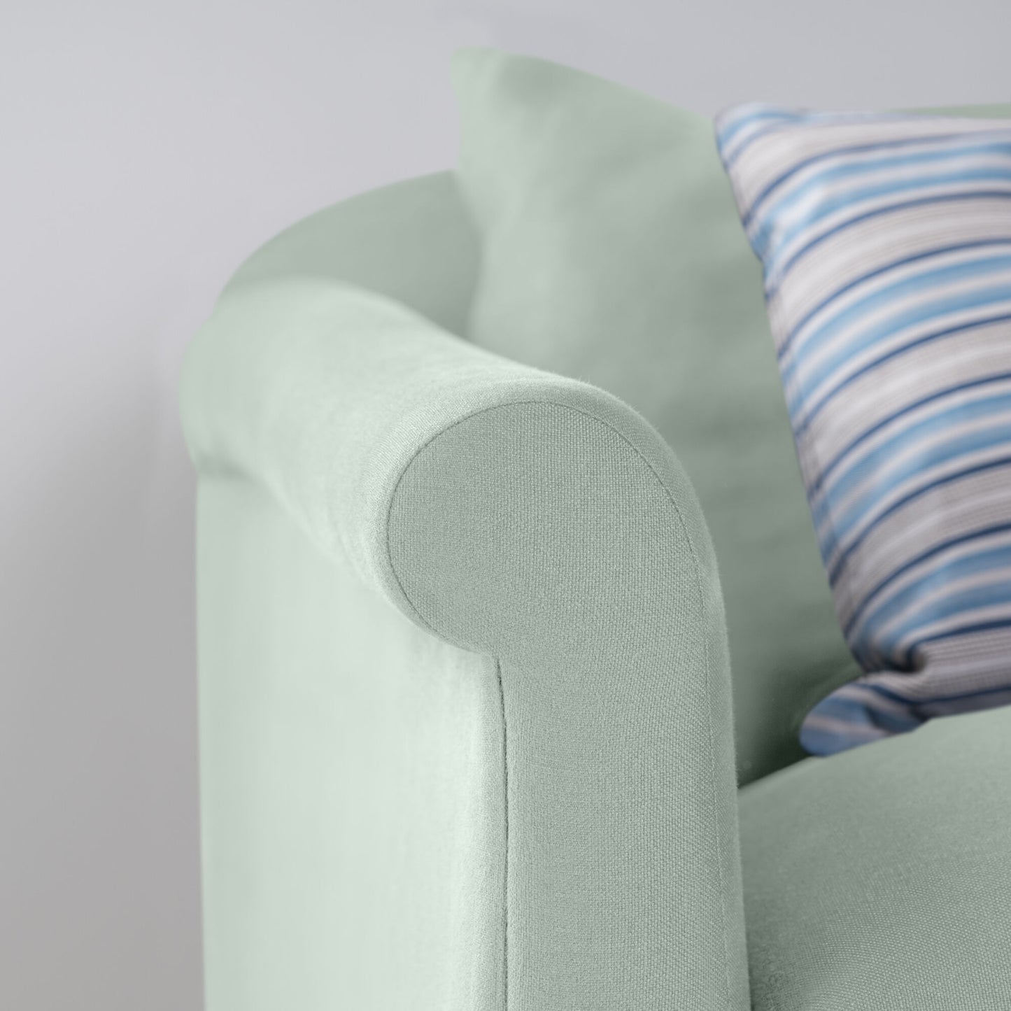 More the Merrier 2 Seater Sofa in Laidback Linen Sky - Nicola Harding