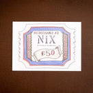  NiX Physical Gift Voucher of £50 