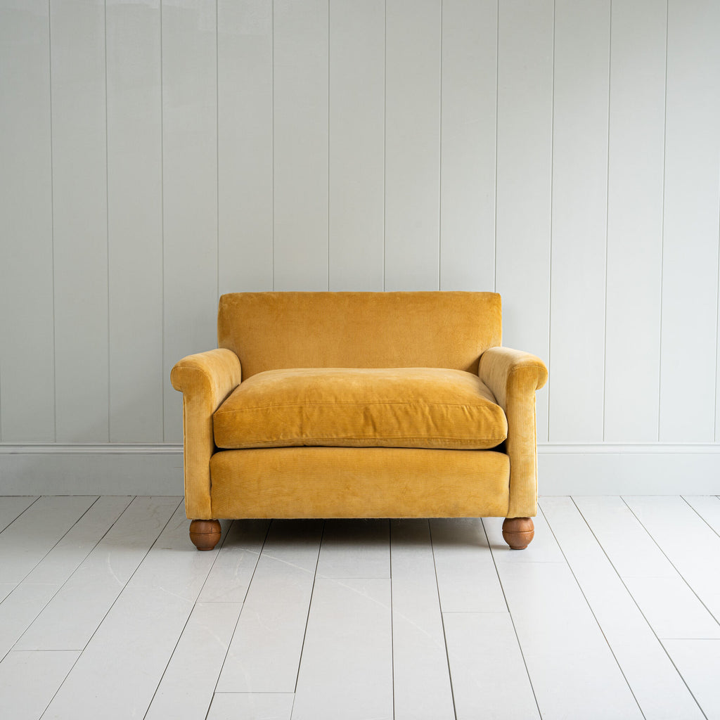  Idler Love Seat in Classic Corduroy Wheat 