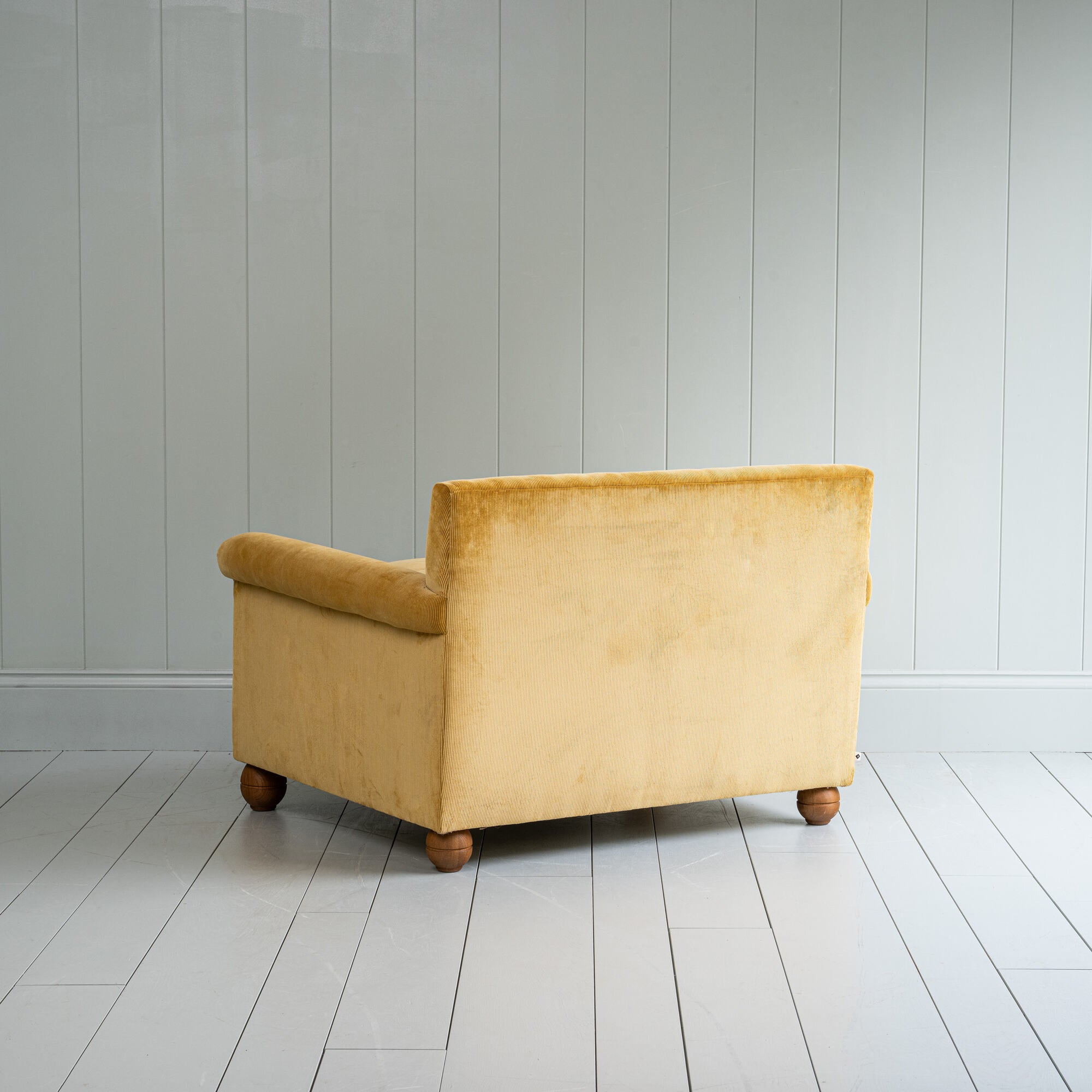  Idler Love Seat in Classic Corduroy Wheat 
