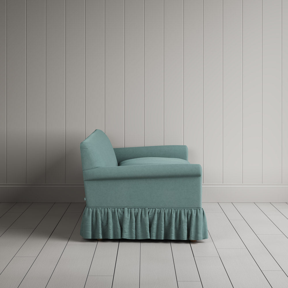 Curtain Call 3 Seater Sofa in Laidback Linen Cerulean