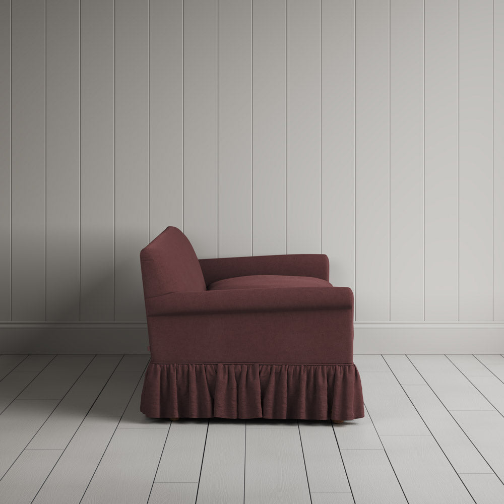Curtain Call 3 Seater Sofa in Laidback Linen Damson