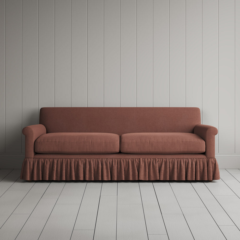  Curtain Call 3 Seater Sofa in Laidback Linen Sweet Briar 