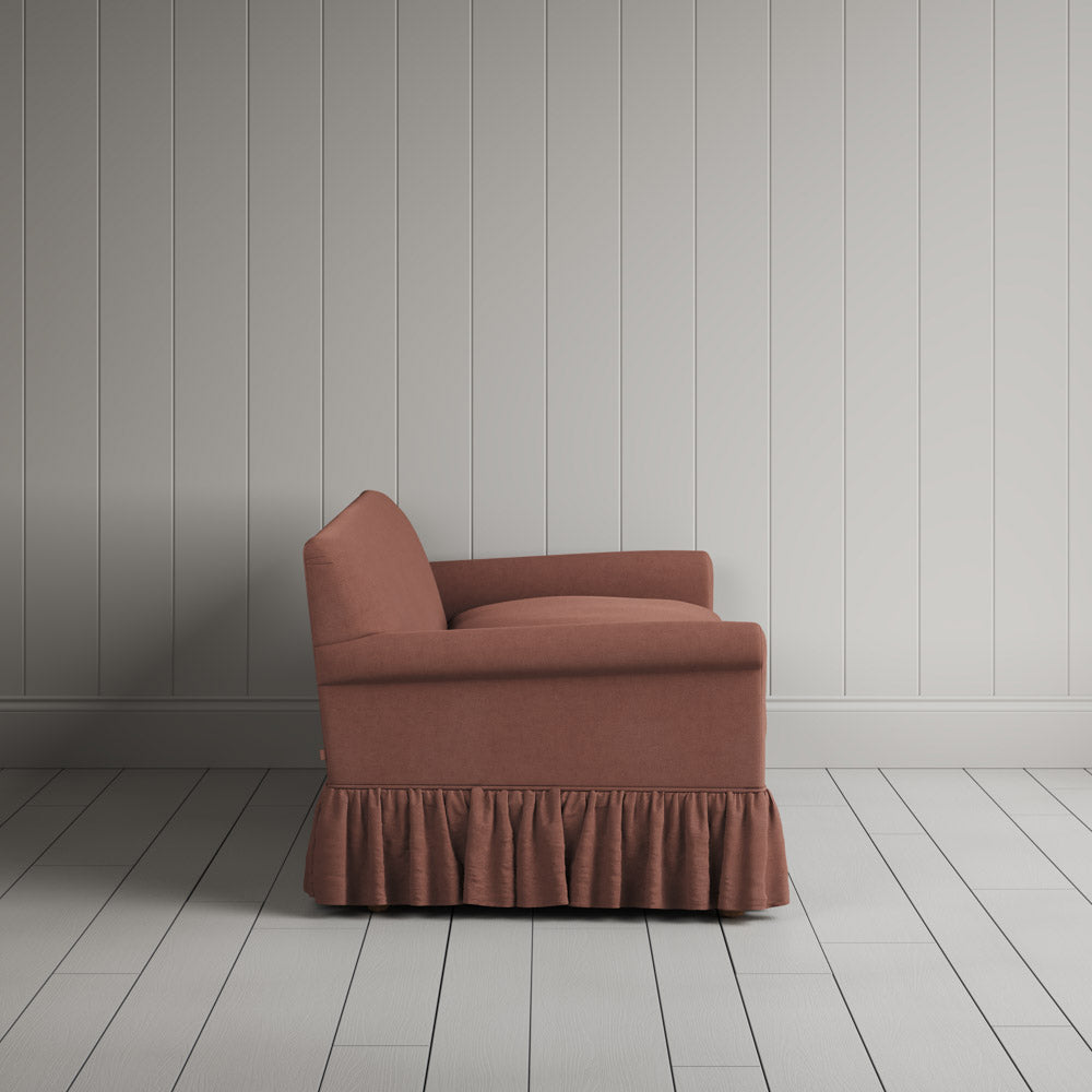 Curtain Call 3 Seater Sofa in Laidback Linen Sweet Briar