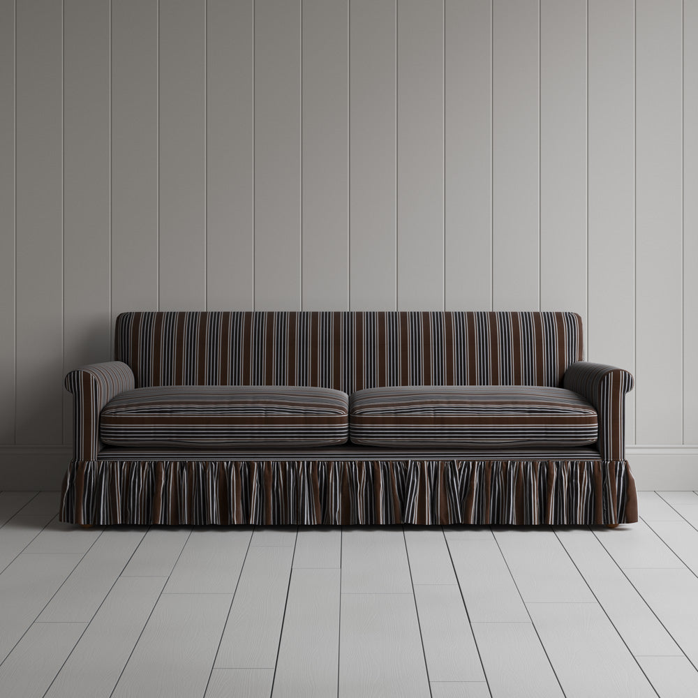  Curtain Call 3 Seater Sofa in Regatta Cotton, Charcoal 