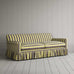 image of Curtain Call 3 Seater Sofa in Regatta Cotton, Custard