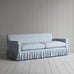 image of Curtain Call 3 Seater Sofa in Square Deal Cotton, Blue Brown