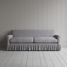 Curtain Call 3 Seater Sofa in Ticking Cotton, Blue Brown
