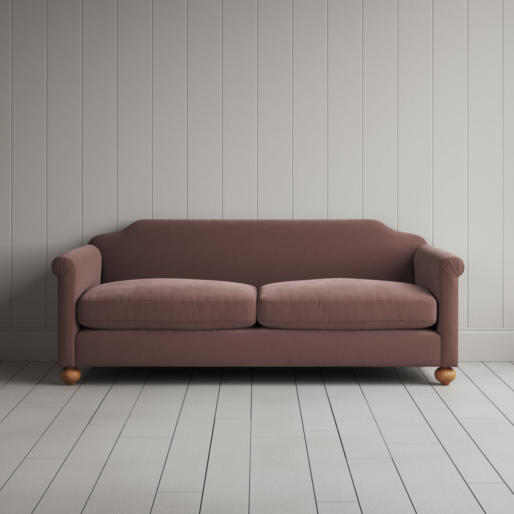  Dolittle 3 Seater Sofa in Intelligent Velvet Dusky Pink 
