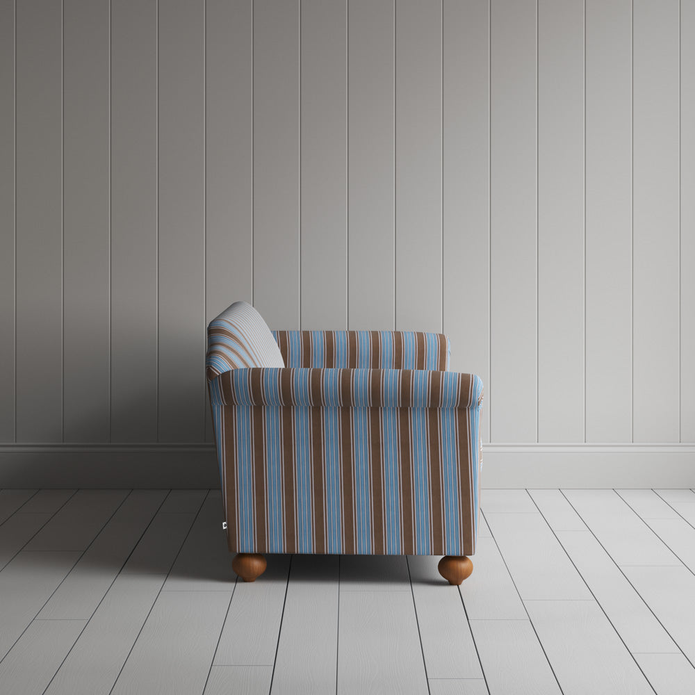  Dolittle 3 Seater Sofa in Regatta Cotton, Blue 