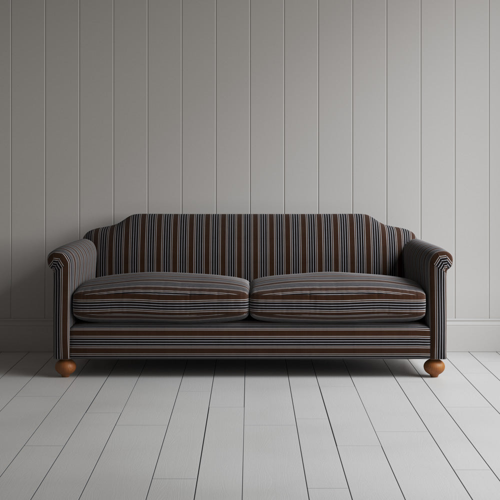  Dolittle 3 Seater Sofa in Regatta Cotton, Charcoal 
