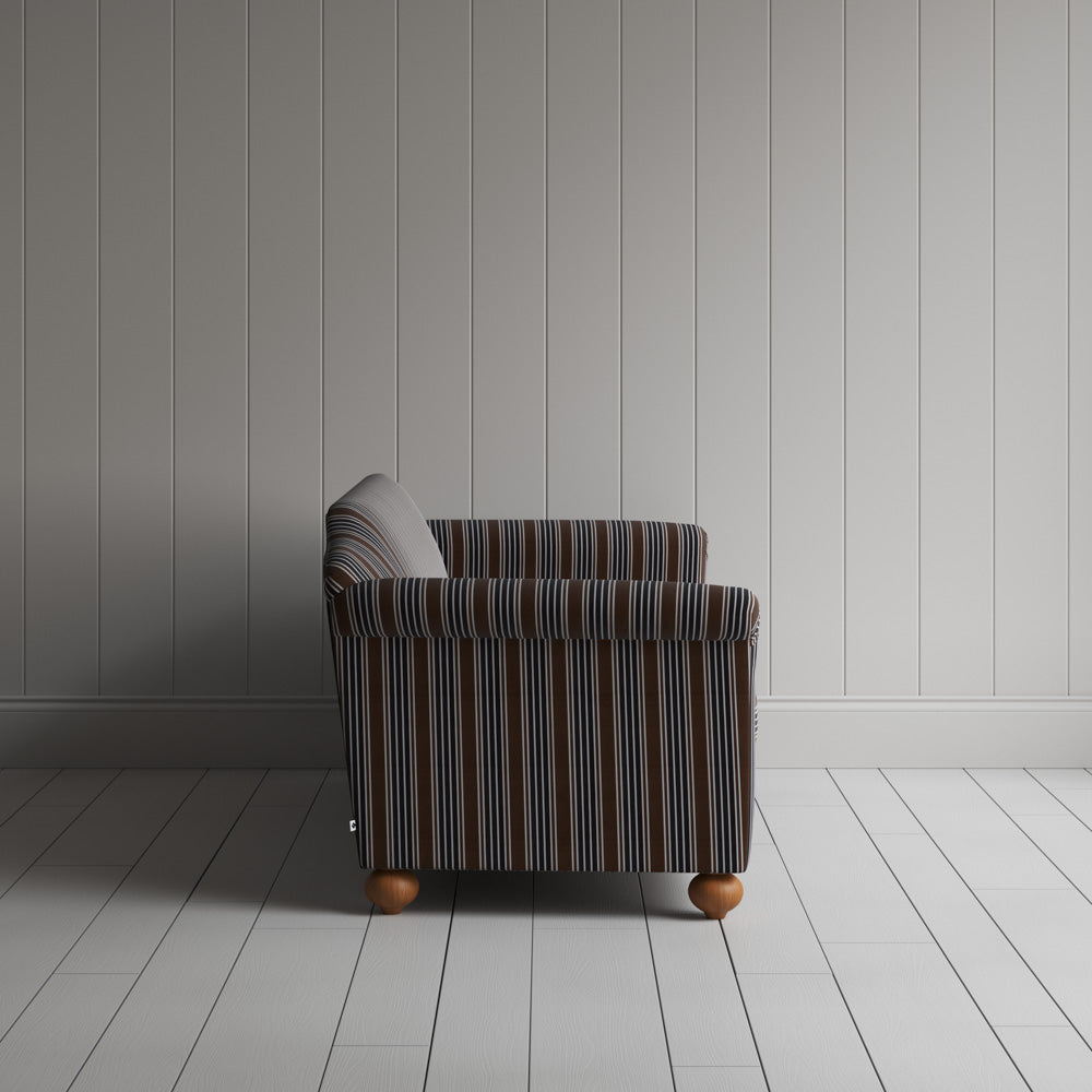  Dolittle 3 Seater Sofa in Regatta Cotton, Charcoal 