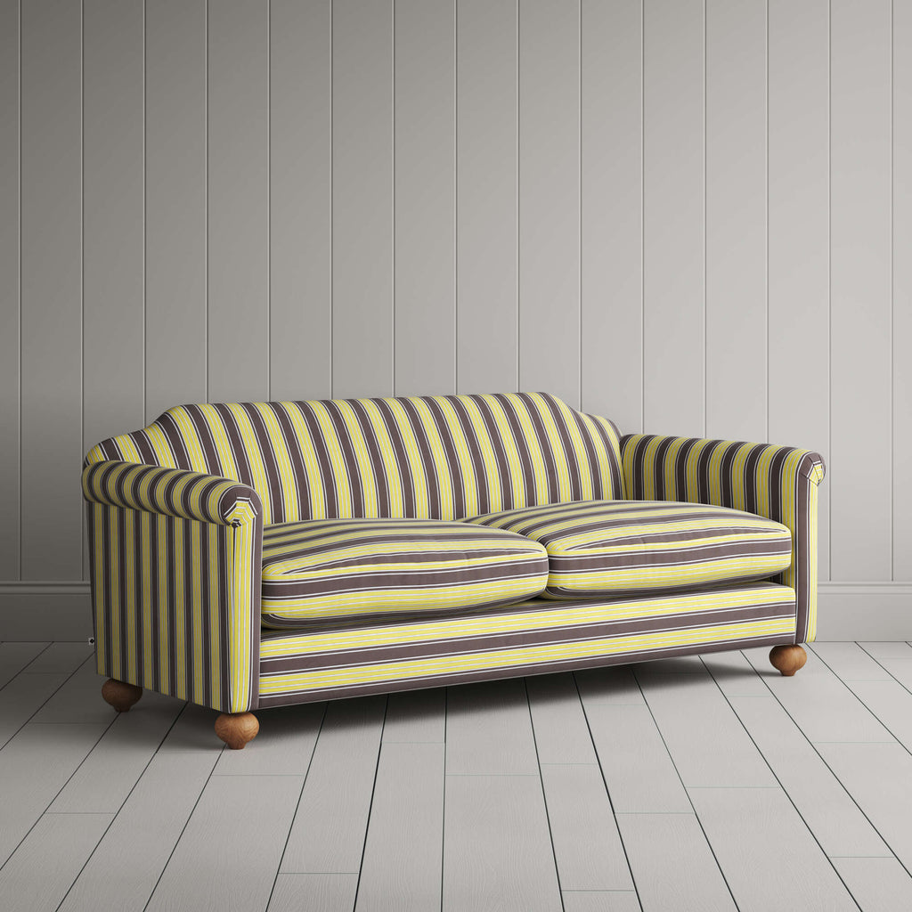  Dolittle 3 Seater Sofa in Regatta Cotton, Custard 