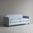 Dolittle 3 Seater Sofa in Square Deal Cotton, Blue Brown