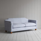 Dolittle 3 Seater Sofa in Ticking Cotton, Aqua Brown