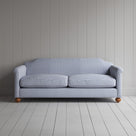 Dolittle 3 Seater Sofa in Ticking Cotton, Aqua Brown