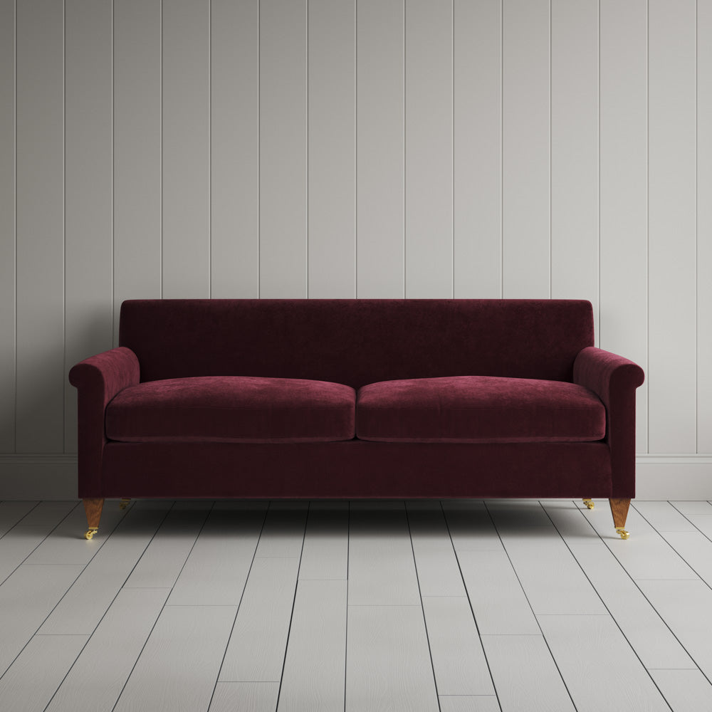 3 seater sofa in Classic Corduroy Cherry - NiX By Nicola Harding & Co.