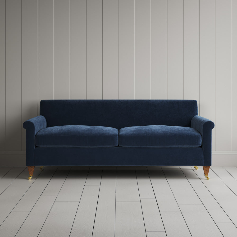 3 seater sofa in Classic Corduroy Dark Blue - NiX by Nicola Harding & Co.