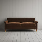 Idler 3 seater sofa in Tobacco Classic Corduroy, a warm tan UK handmade product